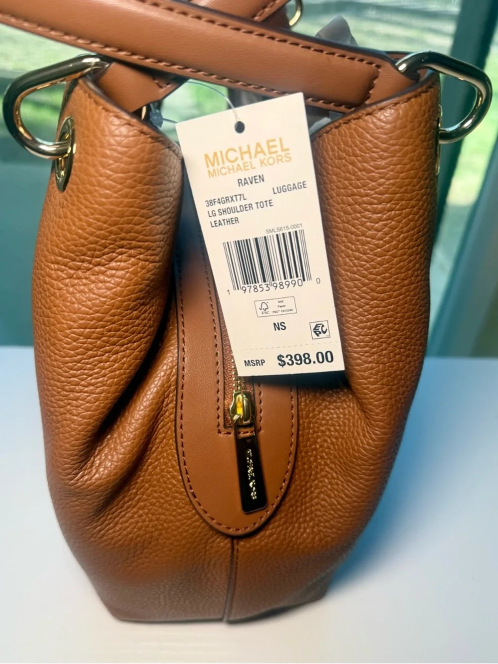 Michael Kors luggage brown shoulder bag